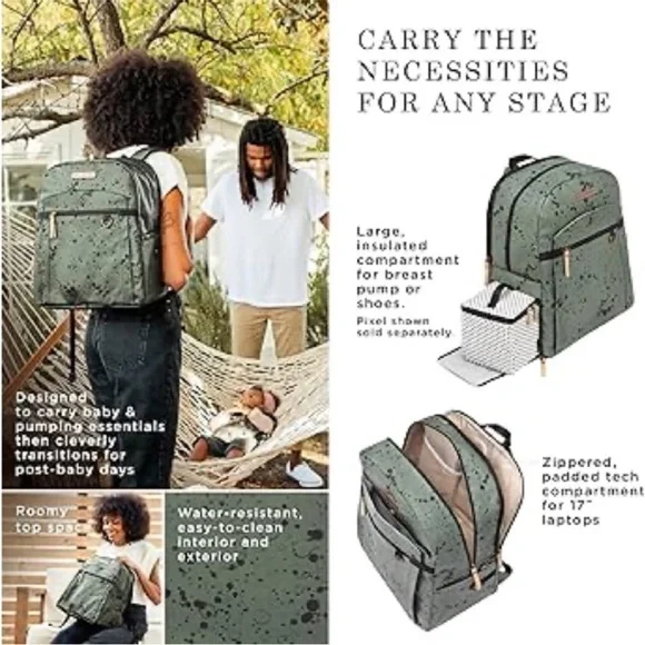 Petunia Pickle Bottom Provision’s 2 in 1 backpack, Inter-Mix cubes & change pad - Picture 11 of 11
